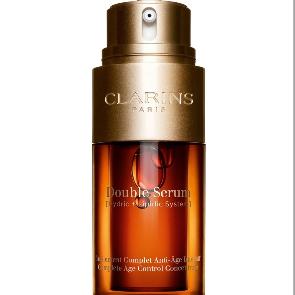 Clarins Double Serum Anti-Aging + Anti-Wrinkle Serum 1oz New sealed